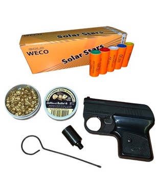 PISTOLET HUKOWY START 1 6MM + 100 SZTUK AMUNICJI 6 MM SHORT + 50 SZTUK RAC