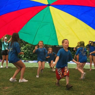 ПРОФЕССИОНАЛЬНЫЙ АНИМАЦИЯ ШАРФ 3м ПАРАШЮТ + ФУ