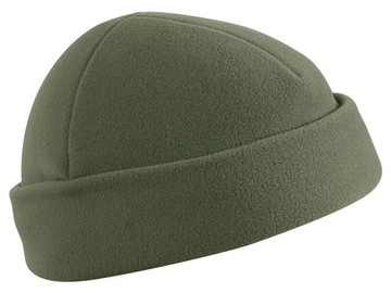 Czapka Zimowa Polarowa DOKERKA HELIKON Trzyma Ciepło Pod Kask Olive Green