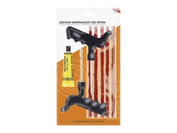 КОМПЛЕКТ ДЛЯ РЕМОНТА КОЛЕСНЫХ ШИН РЕМОНТ ШИН КОЛЕСА ШНУРЫ ШНУЛОЧНЫЙ РЕЗАК