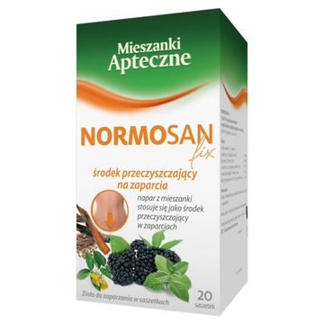 Normosan fix 20 saszetek Zioła na zaparcia
