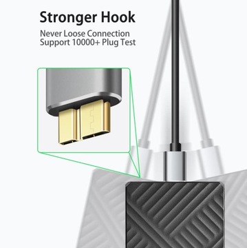 Zewnętrzny dysk twardy USB 3.0 A męski na Micro B 2m