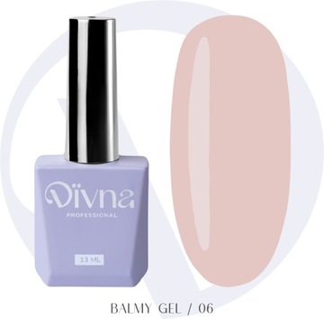 DIVNA Balmy Gel 06 żel o konsystencji bazy 13 ml do paznokci