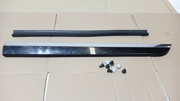 VW PASSAT B8 LISTWA DRZWI TYŁ LEWY CHROM DOLNA KOLOR LC9X 16R