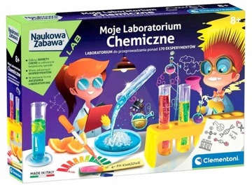 Zestaw Clementoni Laboratorium Chemiczne - Wprowadzenie do Świata Nauki