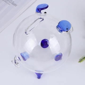 КОПИЛКА БОЛЬШАЯ СТЕКЛА ДЛЯ МОНЕТ БАНКНОТ, ДЕКОРАТИВНАЯ, ТОЛСТОЕ СТЕКЛО