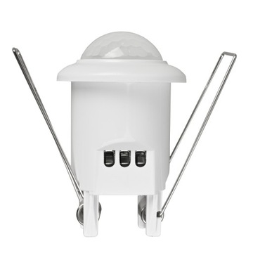 Czujnik ruchu PIR 360°300W okrągły podtynkowy mini