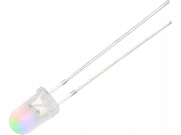 DIODA LED 3mm RGB wolno migająca 3 kolory