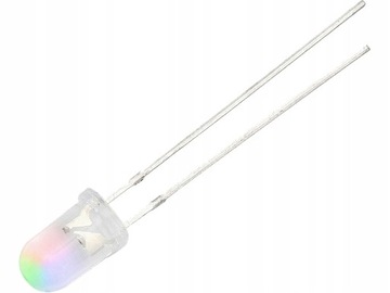 DIODA LED 3mm RGB wolno migająca 3 kolory