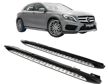 STOPNIE PROGI BOCZNE MERCEDES GLA X156 CHROM