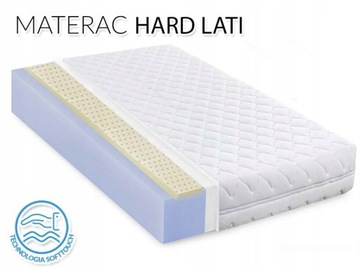 120X200 MATERAC LATEKSOWY Z PIANKI ANTYGRZYBICZNY
