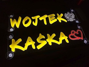 СВЕТОДИОДНЫЕ ИМЕННЫЕ ТАБЛИЧКИ, ЦВЕТНЫЕ, 50x16см