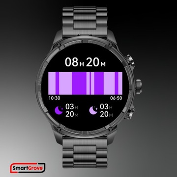 SMARTWATCH MĘSKI ZEGAREK MENU PL WODOODPORNY ROZMOWY PULS CIŚNIENIE AMOLED