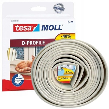 Uszczelka samoprzylepna do okien pcv tesa D 6m