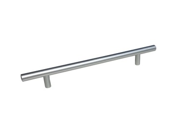 Мебельная ручка для рейлинга серебристого цвета 230/160 + шурупы