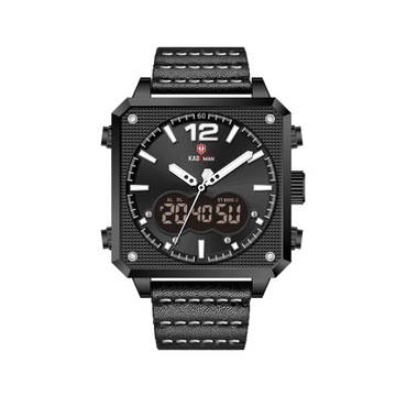 Zegarek Męski Kademan K9038 Czarny