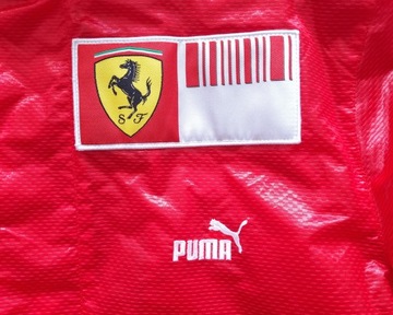 PUMA FERRARI F1 TEAM ISSUE SHINY BOMBER JACKET Sportowa Kurtka dla Fana L