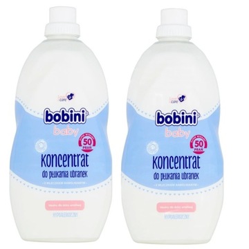 Bobini Baby Koncentrat do Płukan Ubranek 2x2L 2PAK