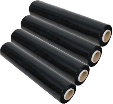 СТРЕТЧ ФОЛЬГА 3 КГ ЧЕРНАЯ СТРЕТЧ + БЕСПЛАТНАЯ ЛЕНТА