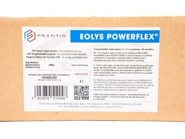 WIDOW BAG FAP FILTER LIQUID PEUGEOT 308 1.6 HDI