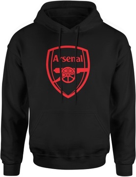 ARSENAL LONDYN BLUZA MĘSKA PIŁKA NOŻNA SPORT ROZ M Z KAPTUREM DRESOWA