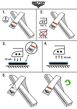 ПОЯСНЫЕ ЛУЧИ ДЛЯ ПОЯСА ОБИ КИМО ОРАНЖЕВЫЙ НАБОР ИЗ 2 ШТ.