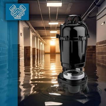 POMPA DO SZAMBA DO WODY BRUDNEJ CZYSTEJ Z ROZDRABNIACZEM ZATAPIALNA 4150W