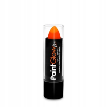 Pomadka Szminka Świeci w UV PAINTGLOW Pomarańczowa