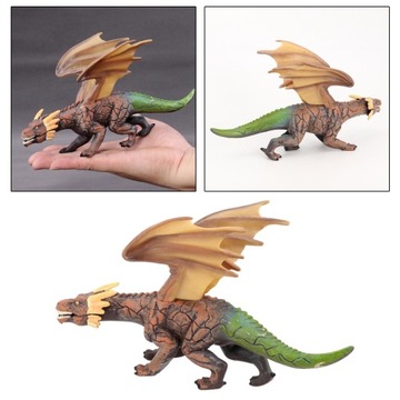 Zabawki symulacyjne dinozaurów, dinozaur żółty zielony