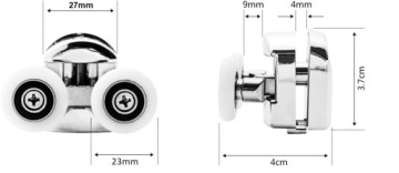 РОЛИКИ ДЛЯ ДУШЕВОЙ КАБИНЫ КОЛЕСА НАБОР РОЛИКОВ РОЛИКОВЫ ДЛЯ ДУШЕВОЙ КАБИНЫ