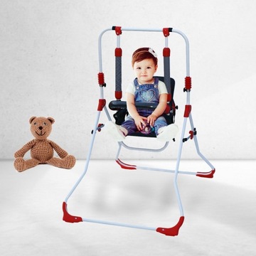 Отдельно стоящие садовые качели 3 в 1 для детей в домашних условиях, массив металла