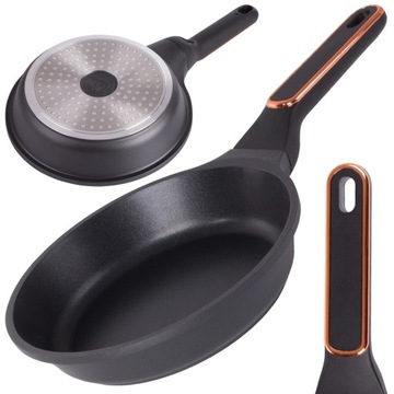 PATELNIA DO SMAŻENIA POWŁOKA NIEPRZYWIERAJĄCA INDUKCJA GAZ NON-STICK 20cm