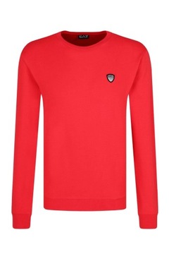 EA7 bluza | Regular Fit czerwona