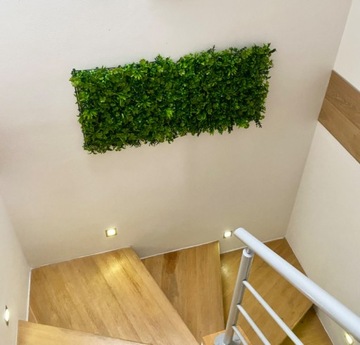 Флисовые панели для искусственной живой изгороди для зеленых стен размером 0,5x0,5 м для соединения, очень прочные.