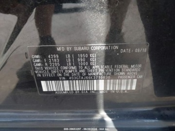 Subaru Impreza IV 2019 Subaru Impreza 2019 Subaru Impreza 2.0i Sport 5-door CVT 2.0 Benzyna 152KM, zdjęcie 8