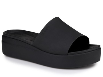 Klapki damskie Crocs BROOKLYN SLIDE BLACK 208728001