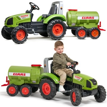 CYSTERNA DO TRAKTORKA NA PEDAŁY CLAAS PRZYCZEPKA PRZYCZEPA NA WODĘ FALK