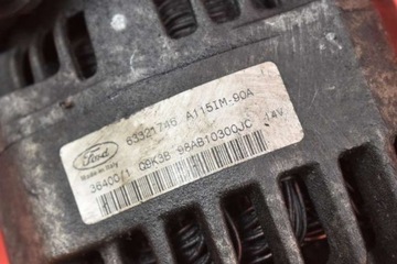 ALTERNÁTOR 98AB10300JC FORD FOCUS MK1 1 I 1.8 TDDI 90 KM 98-04