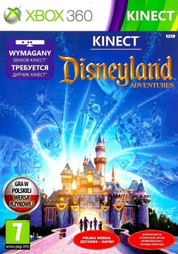 KINECT DISNEYLAND ADVENTURES на польском языке PL XBOX 360