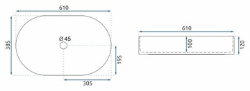 Унитаз Rea Carlo + накладная раковина Nadia 60 см Gold Edge