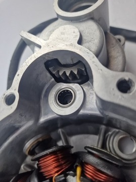 DERBI SENDA 125 Левая крышка + магнитное колесо + статор