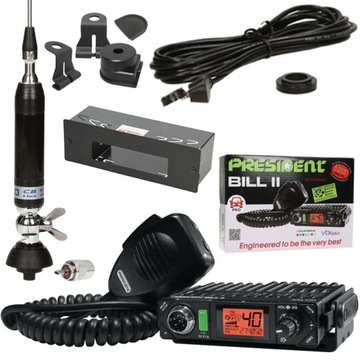 CB RADIO TIR BUS PRESIDENT BILL 12V ANTENA A6P Z0O