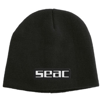 SEAC черная классическая прямая вязаная шапка