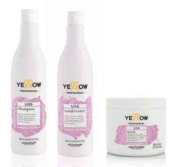 YELLOW LISS szampon odżywka maska po keratynie