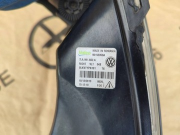 HALOGEN PRAVÝ PŘEDNÍ VW TRANSPORTER T6 FACELIFT FL T6.1 2019 7LA941662A