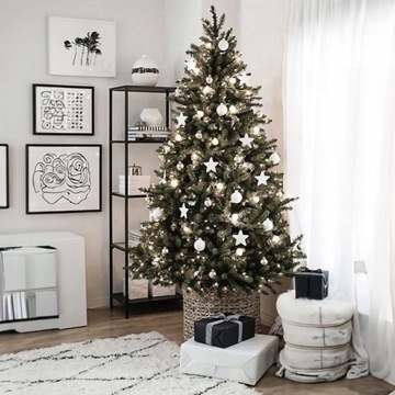 LAMPKI CHOINKOWE 500 LED BIAŁE ZIMNE 35M PROGRAMATOR ŚWIATEŁKA ŁAŃCUCH