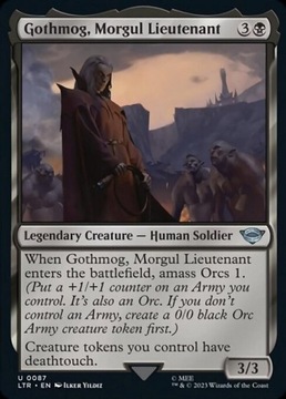 MTG LTR #87 Gothmog, Morgul Lieutenant Foil