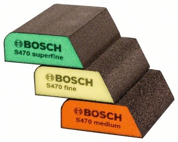 Bosch 2608901174 Gąbki szlifierskie 3szt S470 EXPERT Combi 69x97x26mm