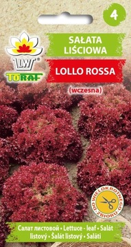 SAŁATA LIŚCIOWA WCZESNA LOLLO ROSSA 1g TORAF