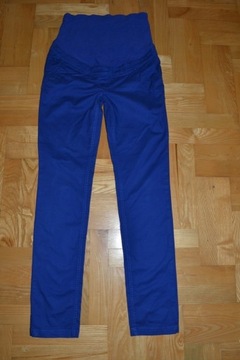 1525#H&M_ciążowe jeansy elastyną R.36/38